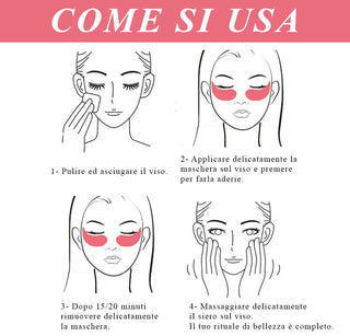 Face Complex Patch Occhi si Cristalli di Acido Ialuronico - 5x2 pz