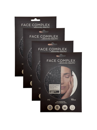Face Complex Maschera in Tessuto Carbone Nero