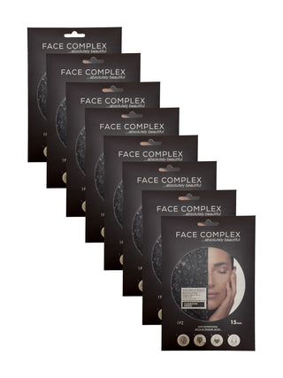 Face Complex Maschera in Tessuto Carbone Nero