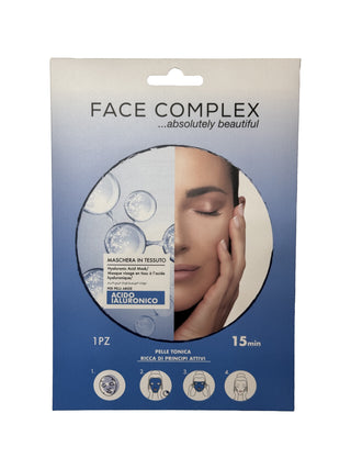 Face Complex Maschera in Tessuto Acido Ialuronico